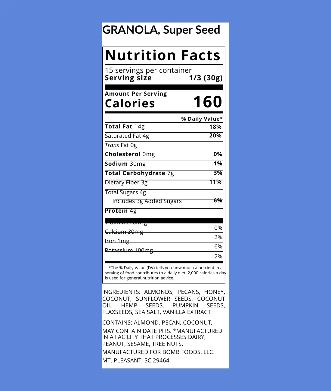 2 Pack - Super Seed Granola