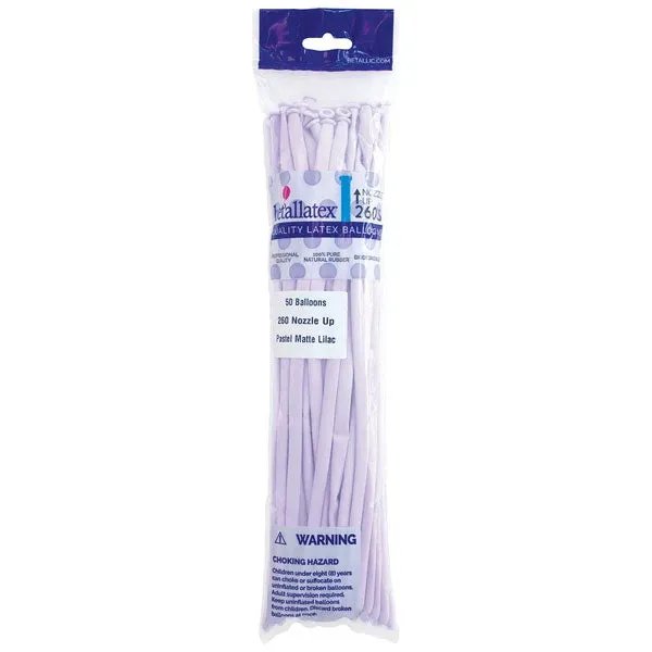 260 Latex Balloon Pack - Lilac | 50 ct.