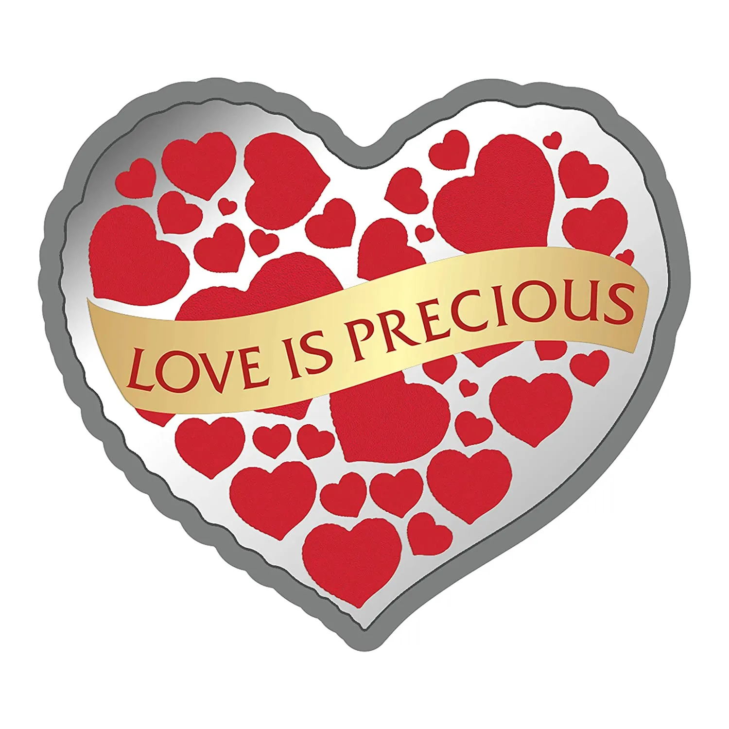 999 MMTC Pure Silver 20 Grams Heart Coin (Design 8)