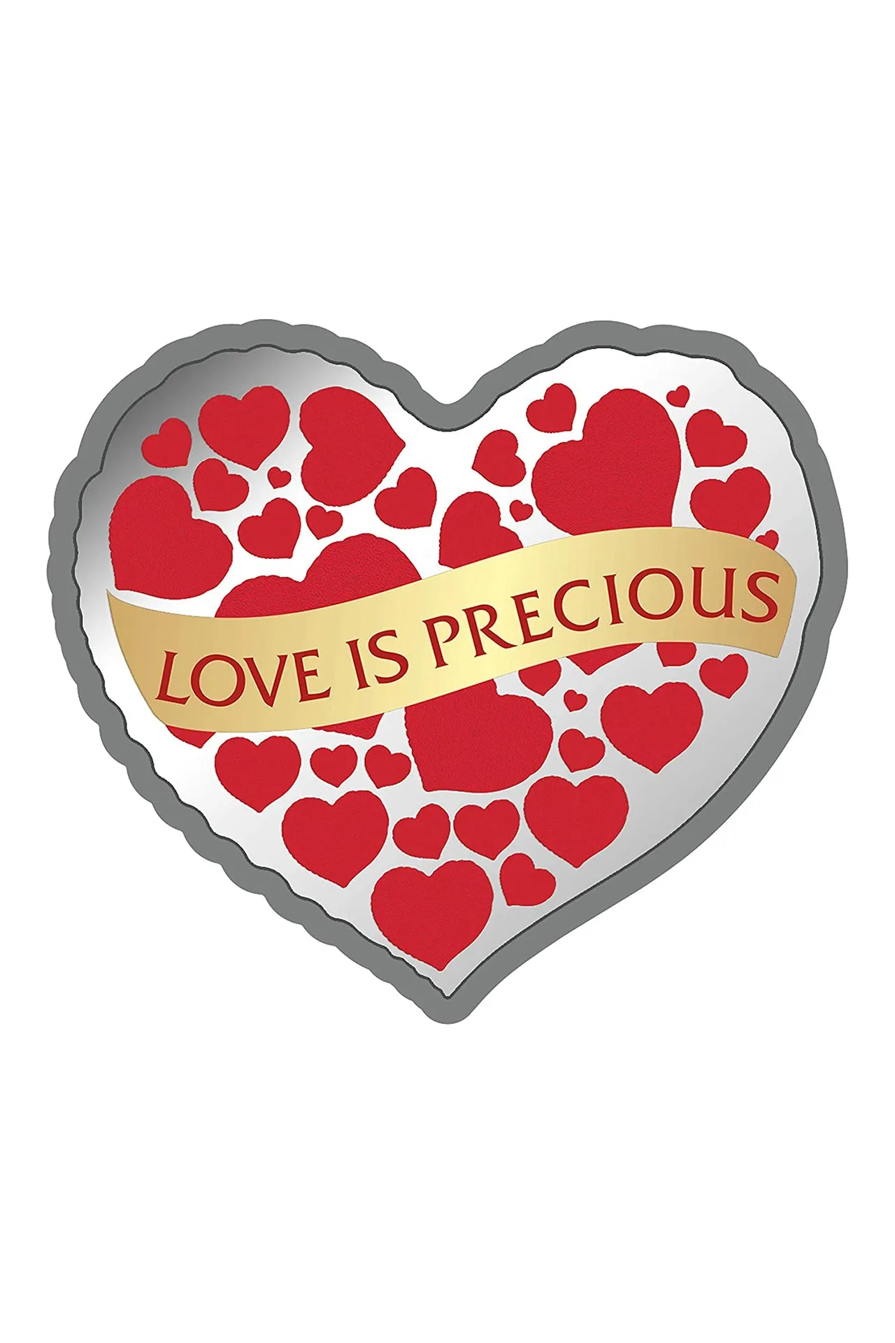 999 MMTC Pure Silver 20 Grams Heart Coin (Design 8)