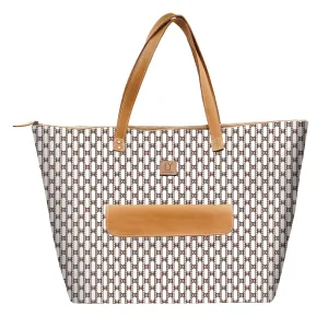 Beach Bag - African Tweed White