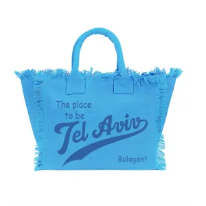 Beach Bag TEL AVIV blue