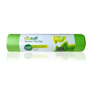 BIOTUFF Kitchen Tidy Bag Small 8L Bags 75 Bags