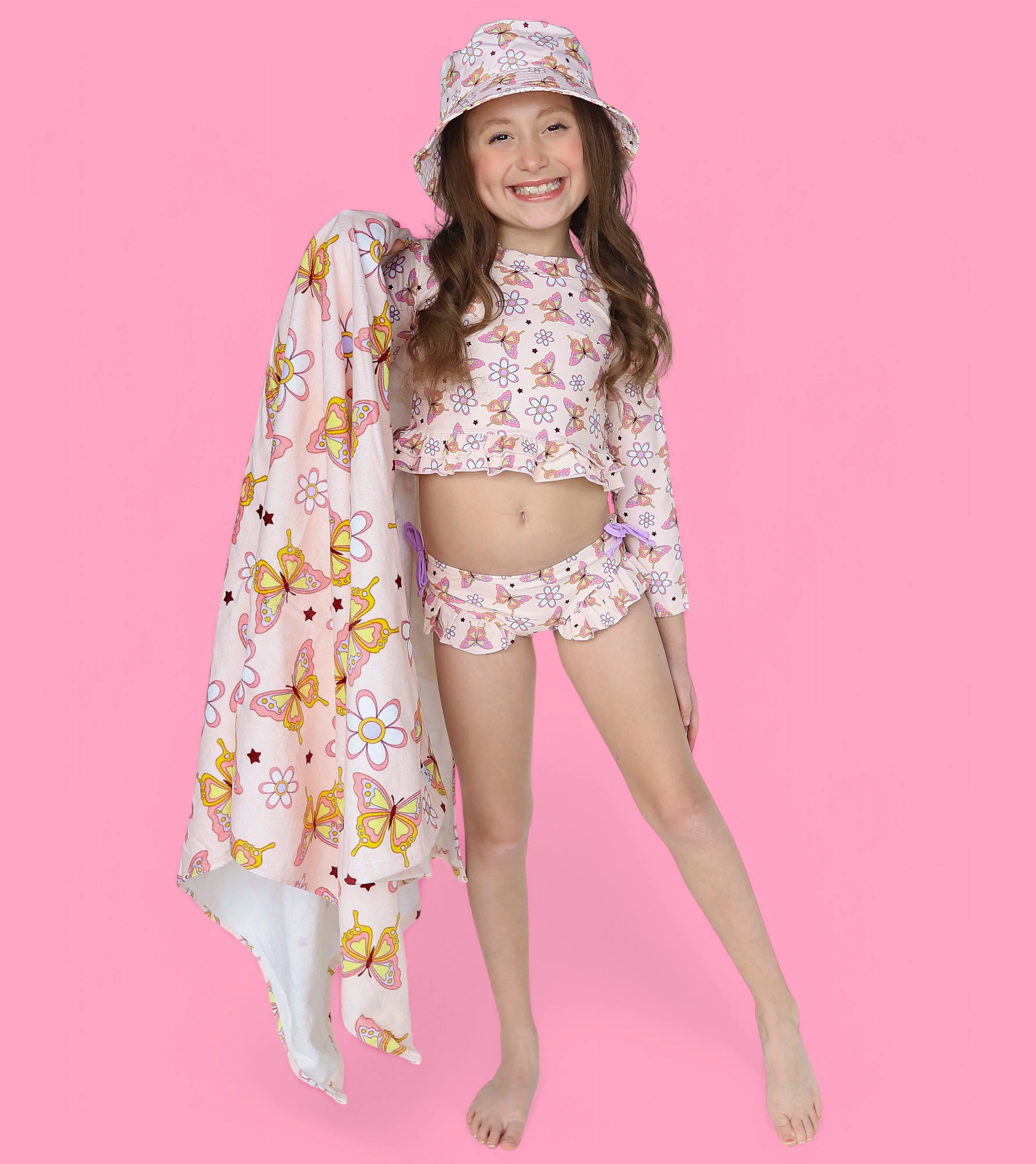 BLOSSOMIN BUTTERFLY DREAM BUCKET HAT