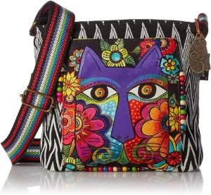 Blossoming Feline Crossbody