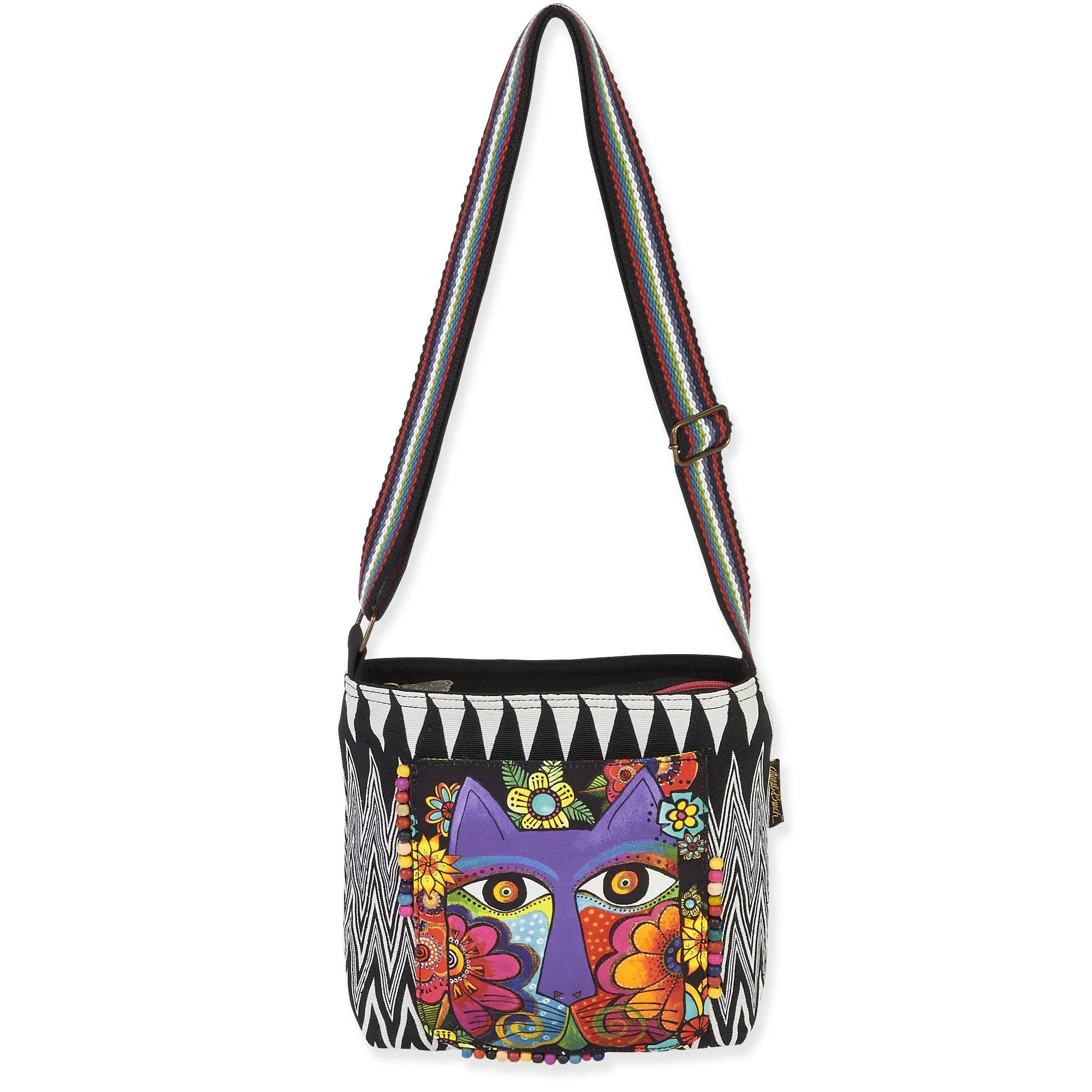 Blossoming Feline Crossbody