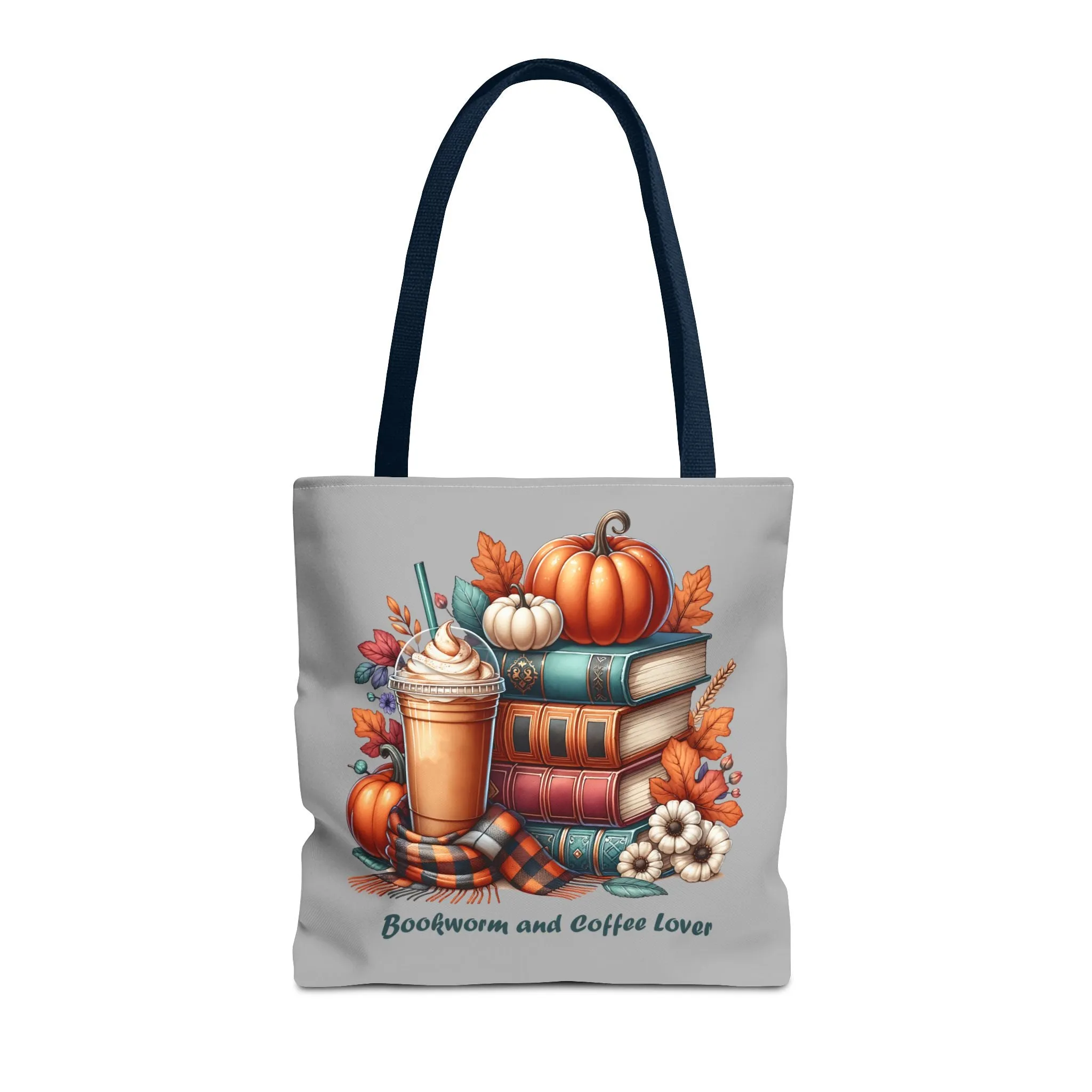 Bookworm and Coffee Lover Tote Bag