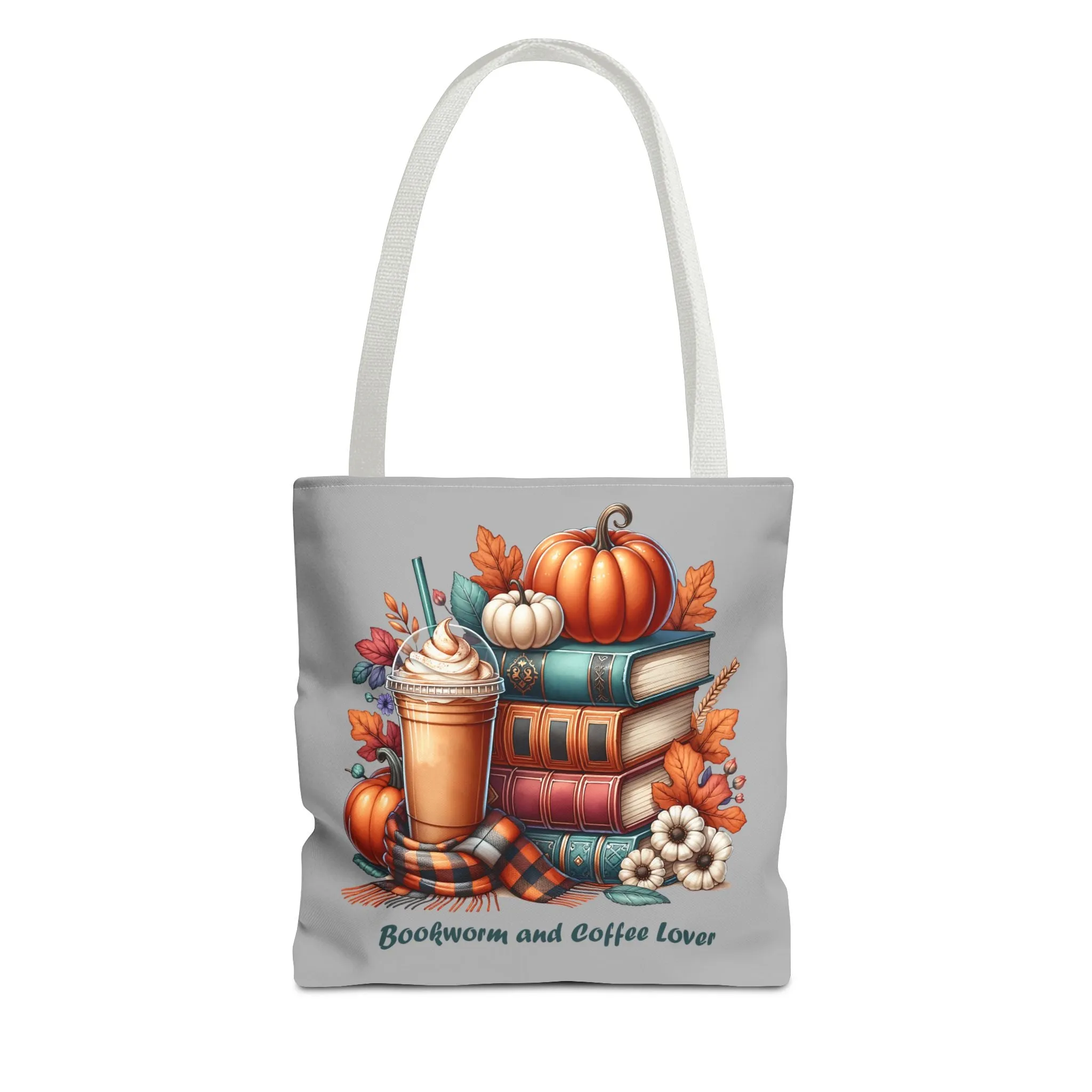 Bookworm and Coffee Lover Tote Bag