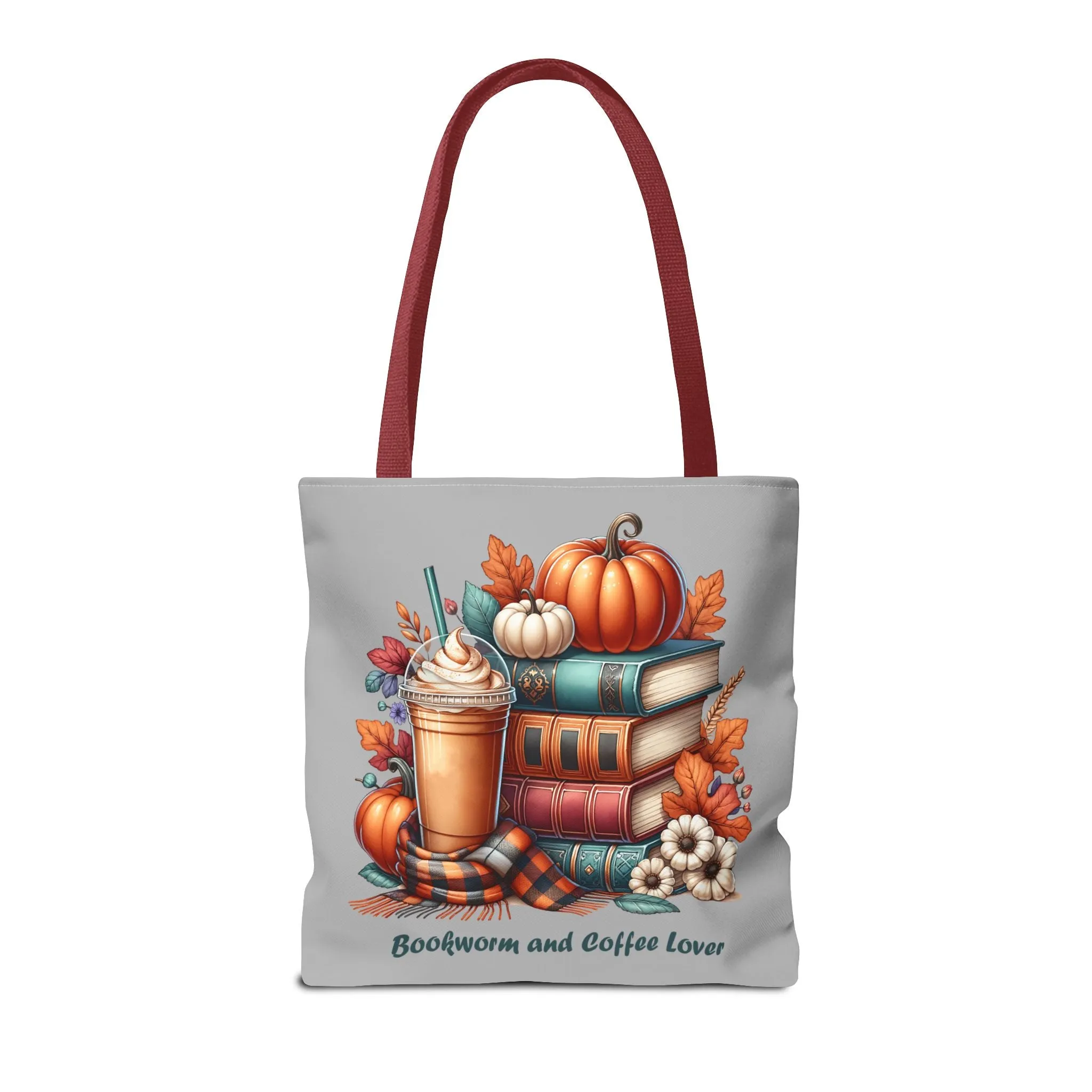 Bookworm and Coffee Lover Tote Bag