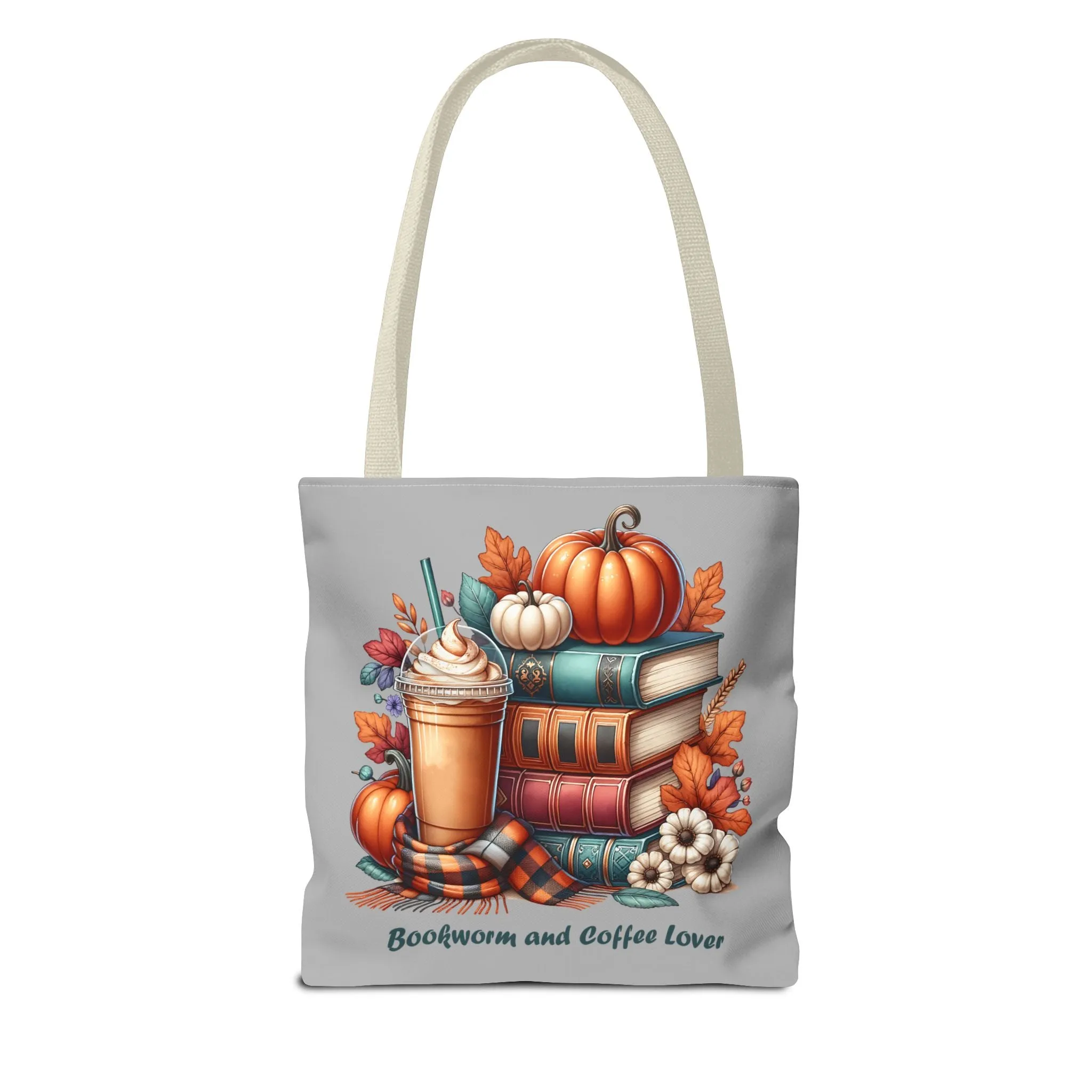 Bookworm and Coffee Lover Tote Bag