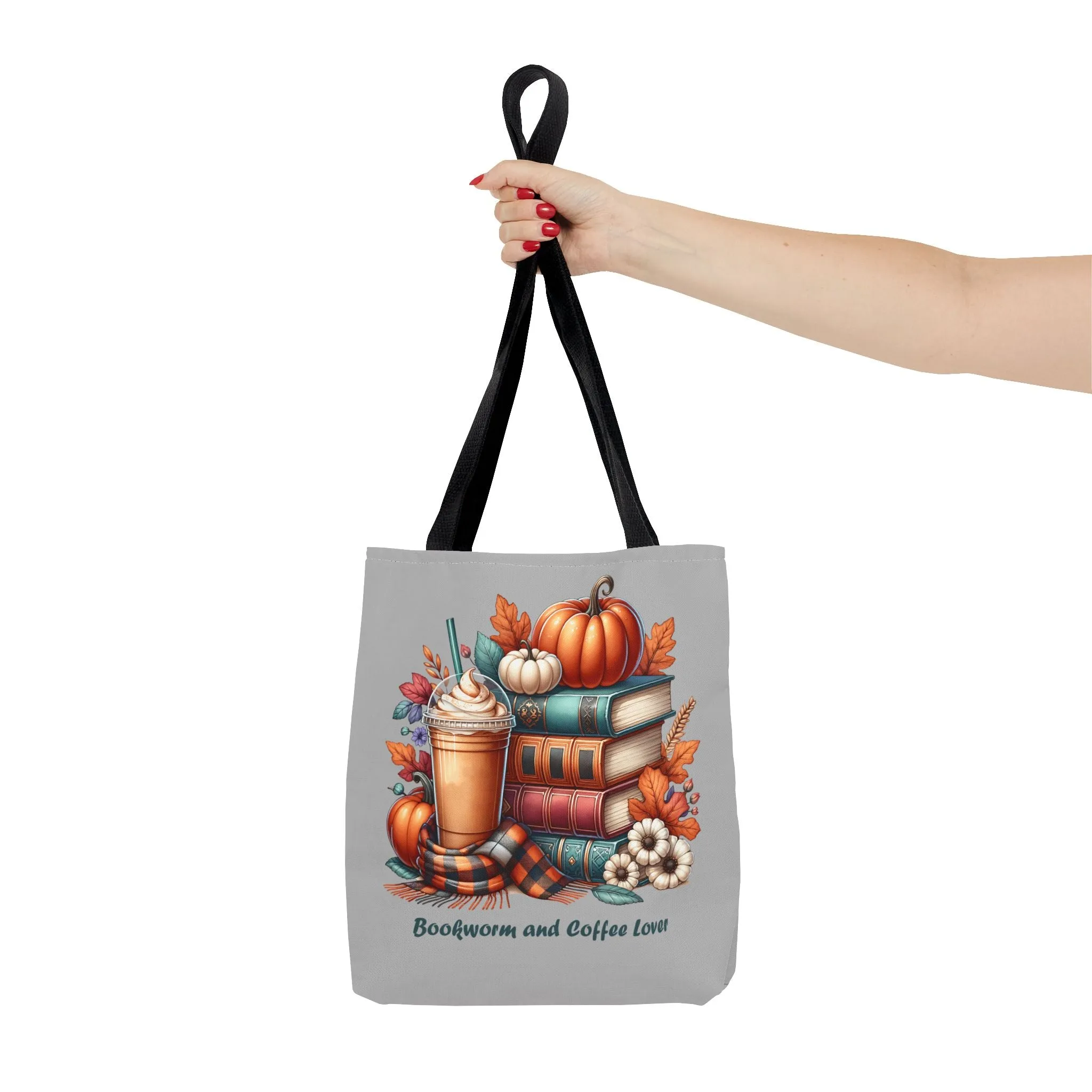 Bookworm and Coffee Lover Tote Bag