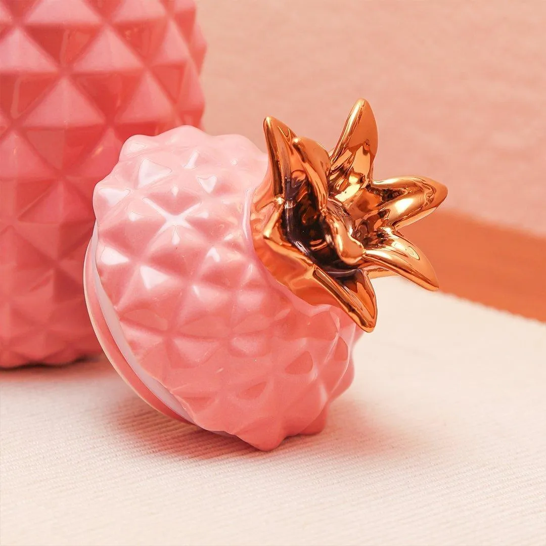 Ceramic Pineapple Airtight Candy Jar | Center Piece
