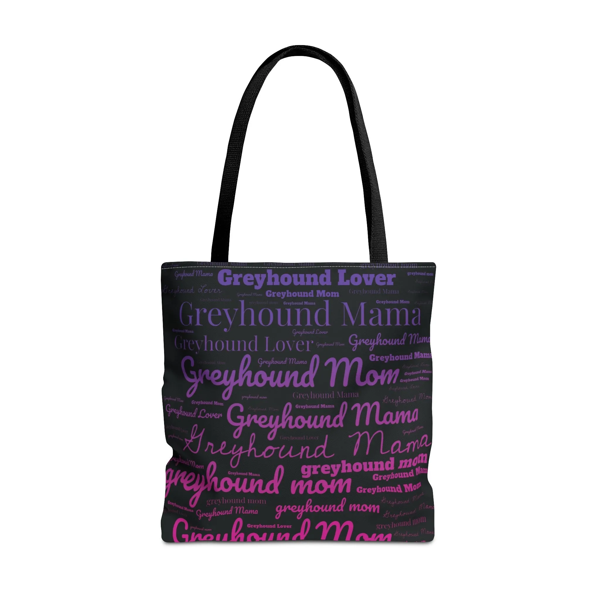 Customized Dog Breed or Mix Dog Mom Pride Word Art Tote