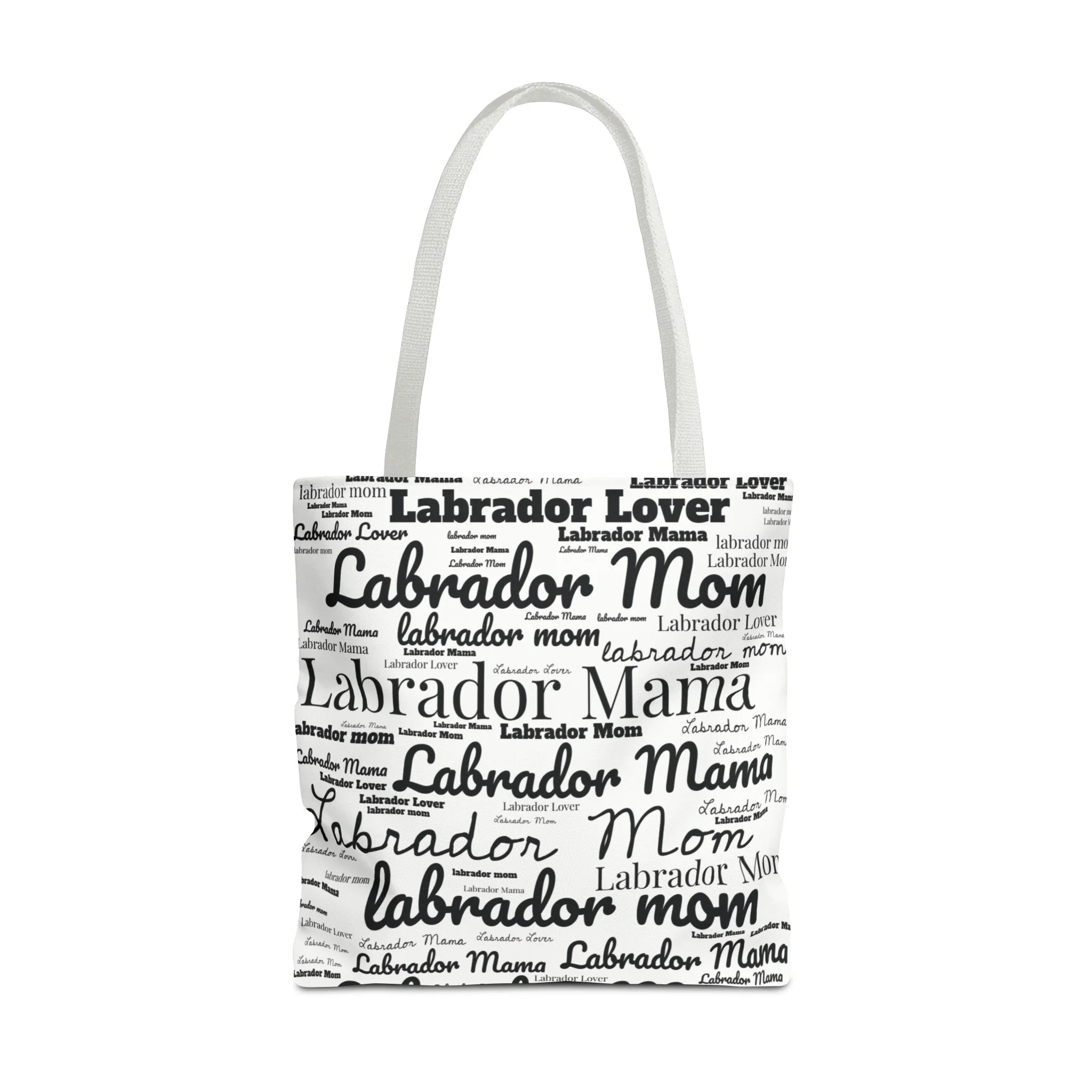 Customized Dog Breed or Mix Dog Mom Pride Word Art Tote