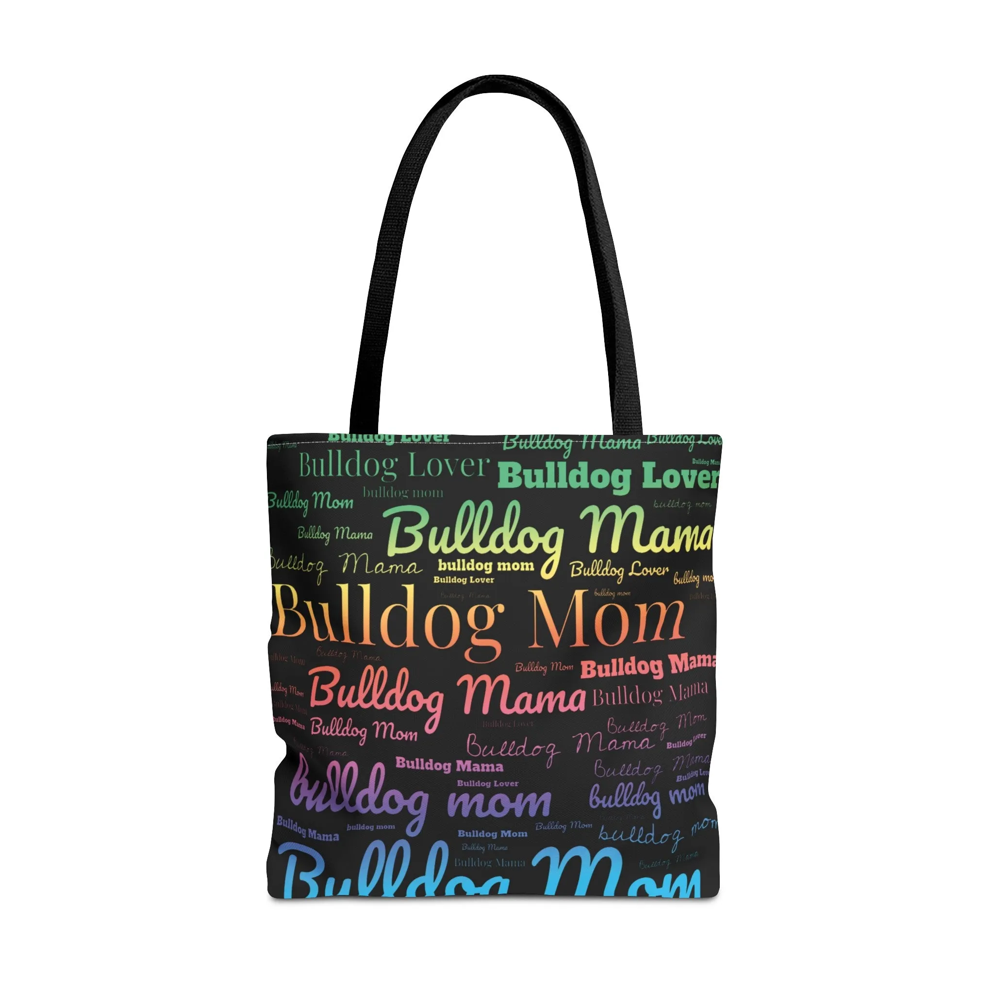 Customized Dog Breed or Mix Dog Mom Pride Word Art Tote