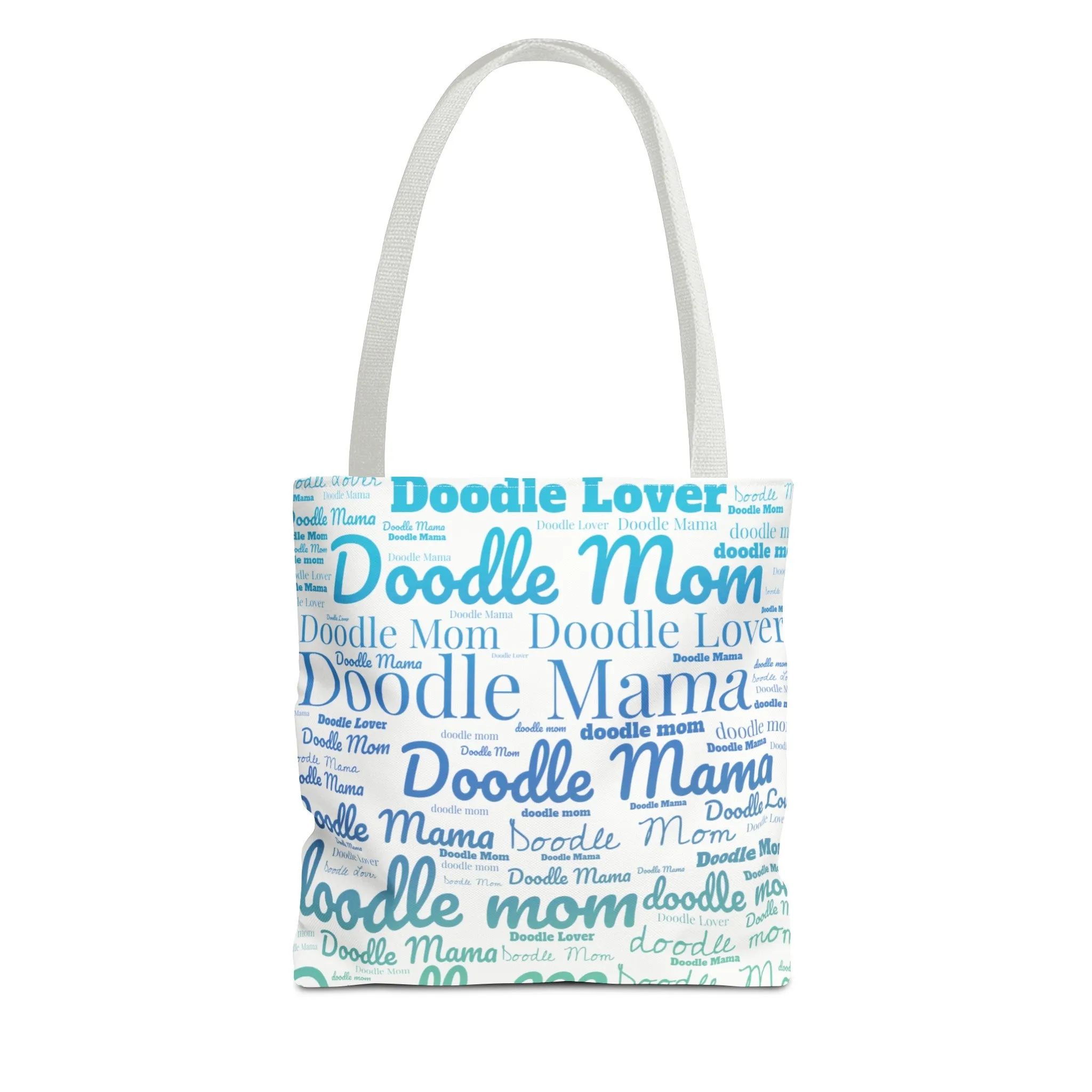 Customized Dog Breed or Mix Dog Mom Pride Word Art Tote