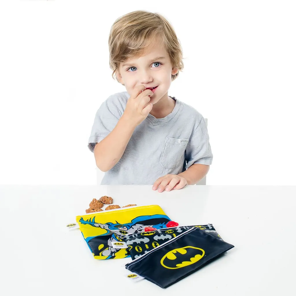 DC Comics Reusable Snack Bag, 3 Pack: Batman