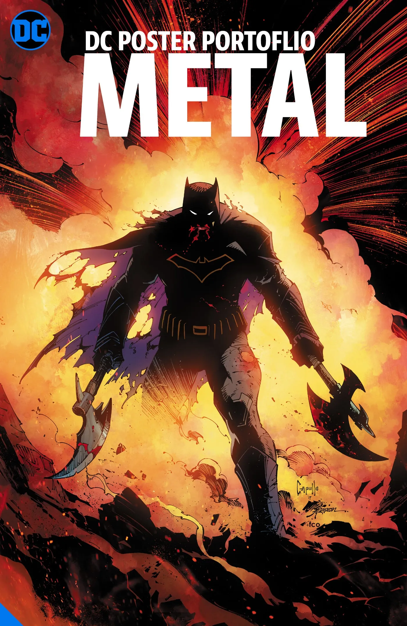 DC POSTER PORTFOLIO DARK NIGHTS METAL TRADE PAPERBACK