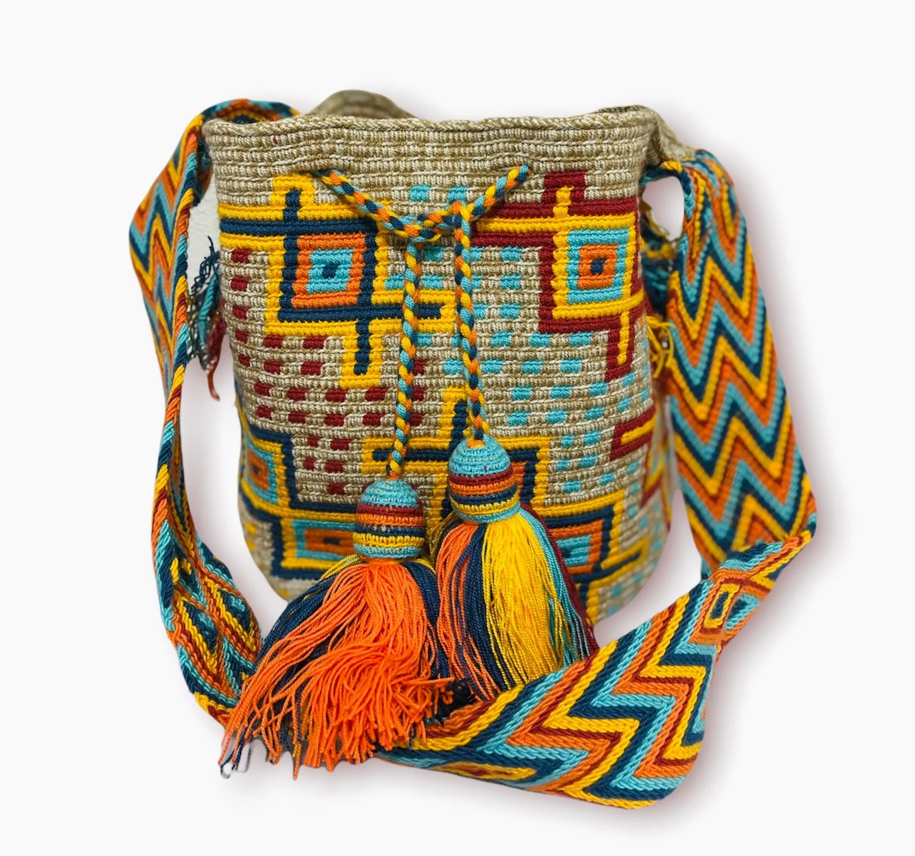 Desert Sunset Beach Bags - Crossbody Large