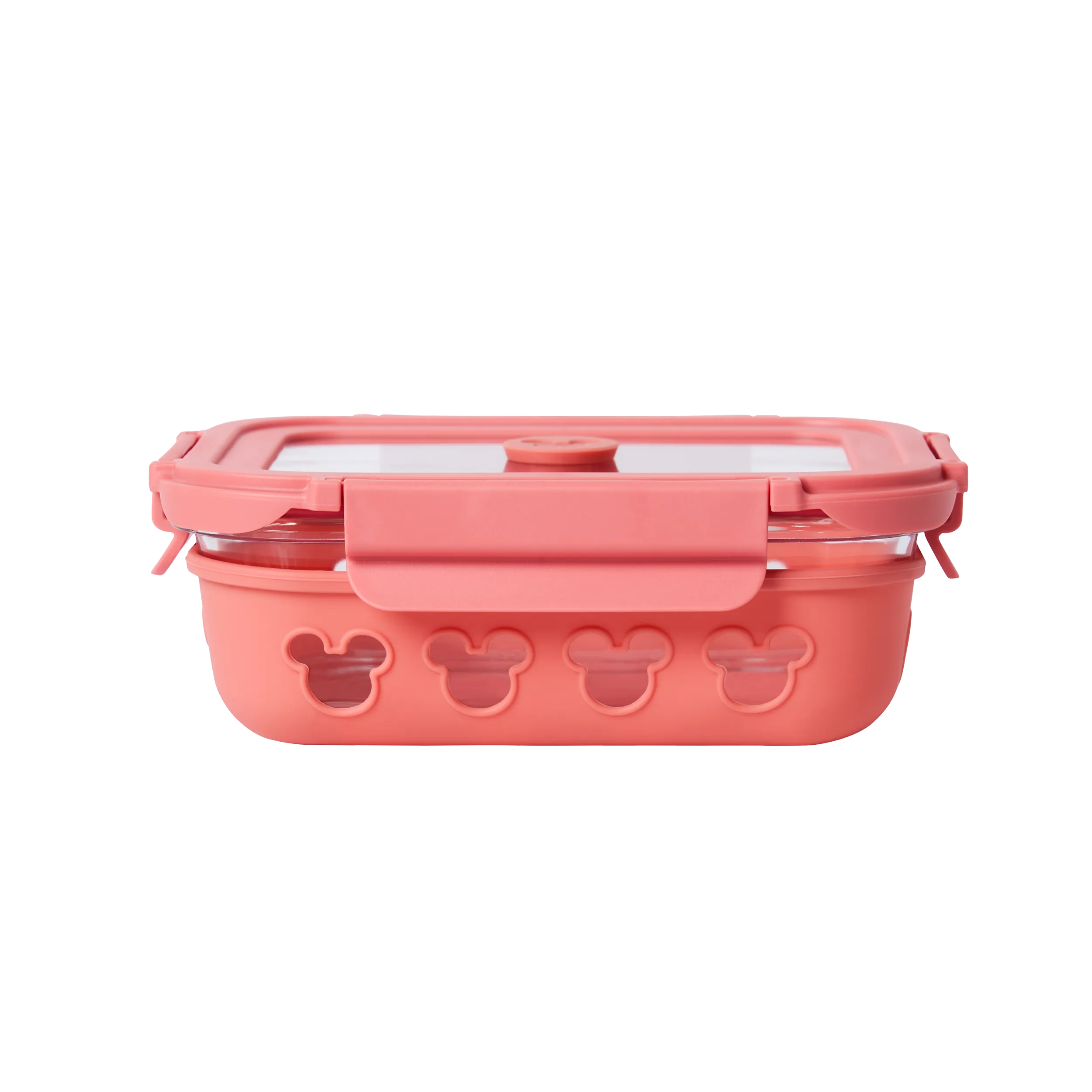 Disney Square Glass and Rectangle Glass Container with Air Tight Detachable Lid