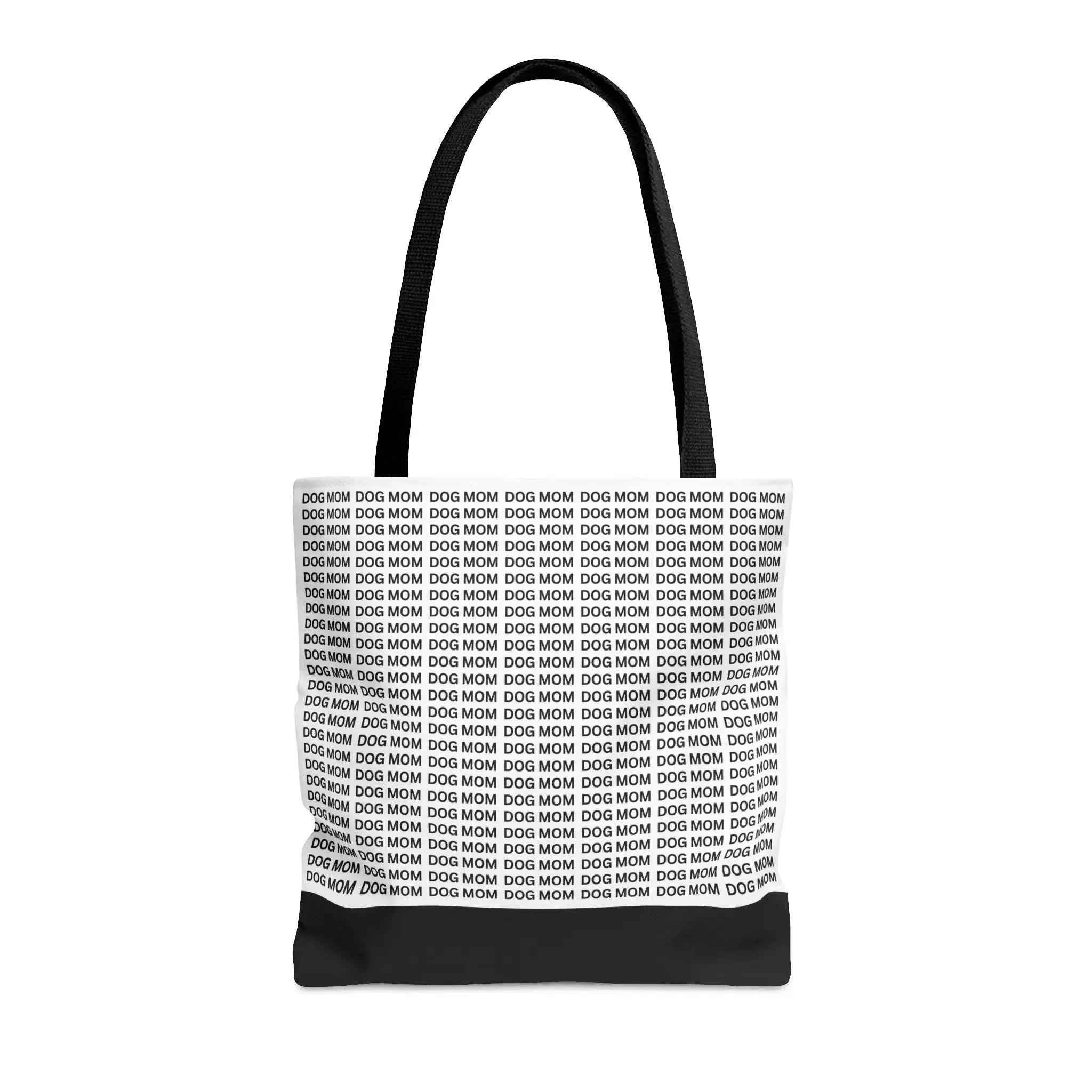 Dog Mom Word Art Tote with Colorful Accents | Multiple Colors