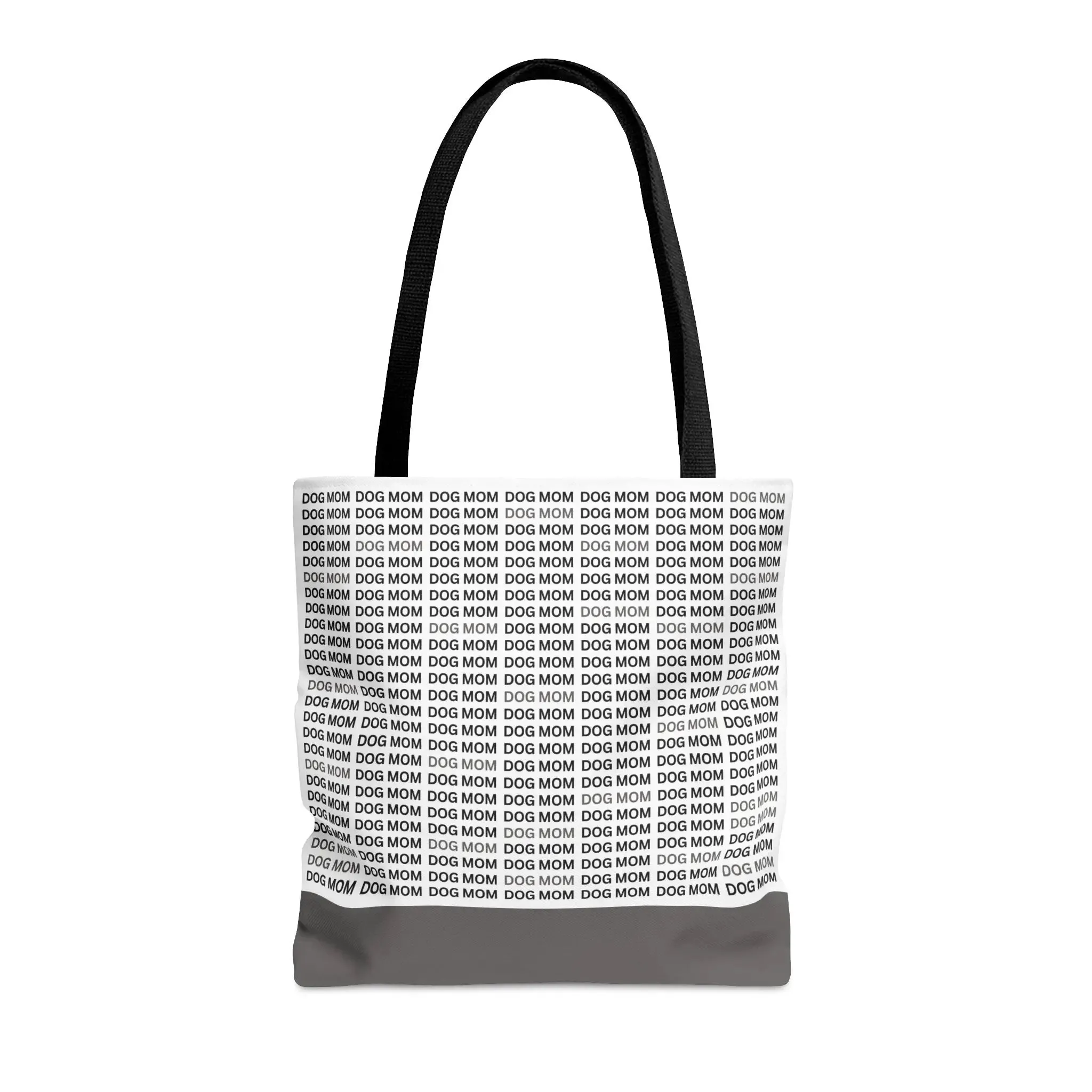 Dog Mom Word Art Tote with Colorful Accents | Multiple Colors