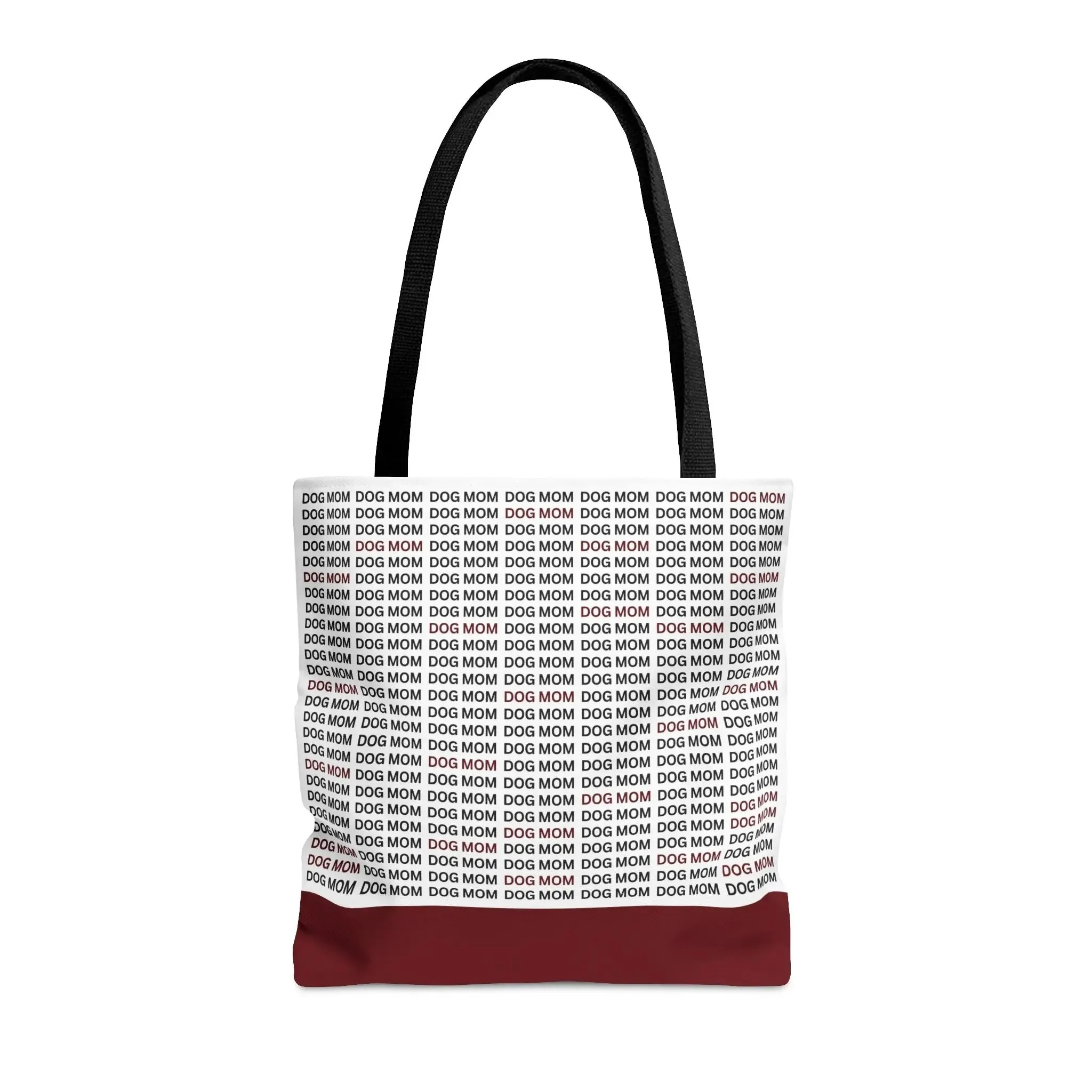 Dog Mom Word Art Tote with Colorful Accents | Multiple Colors