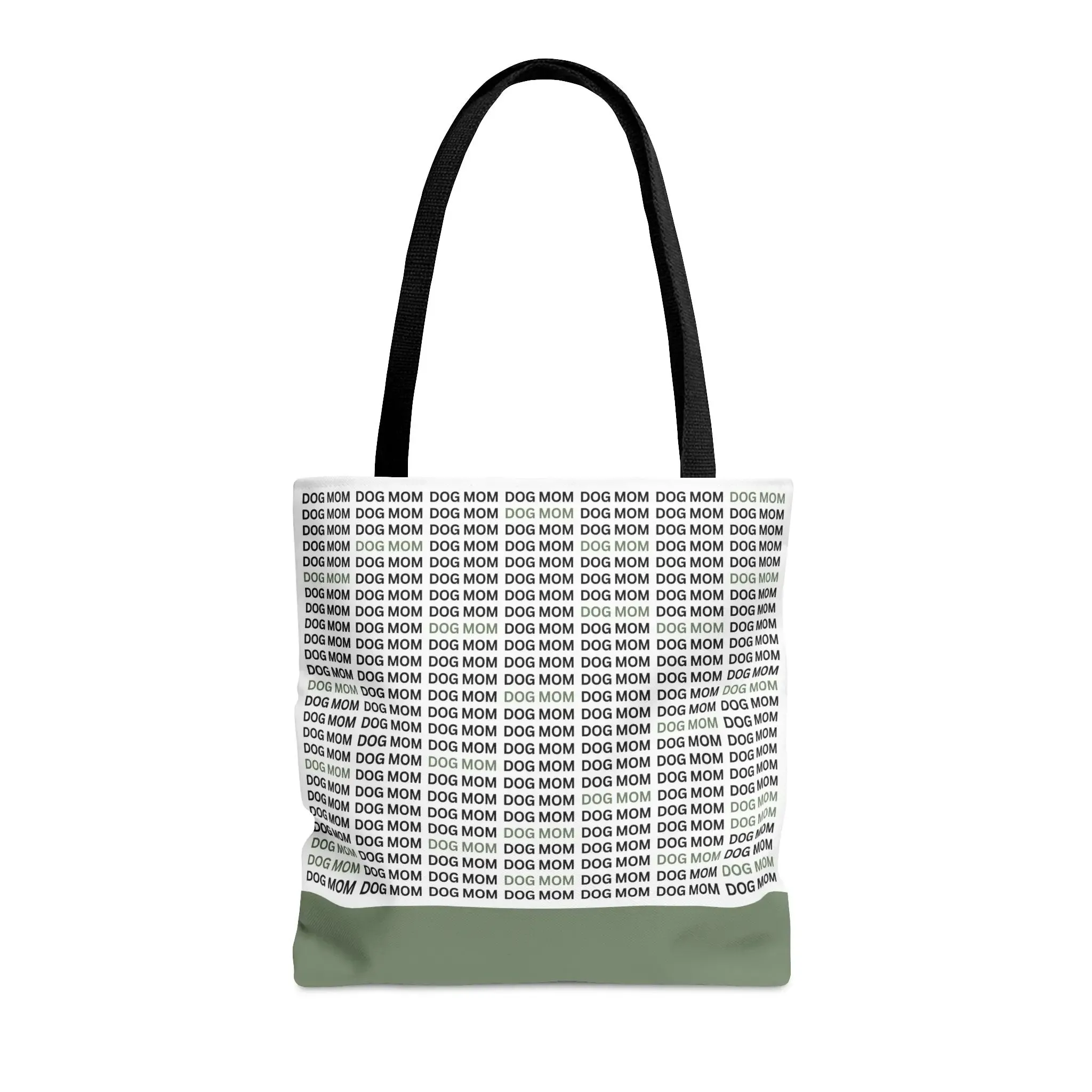 Dog Mom Word Art Tote with Colorful Accents | Multiple Colors