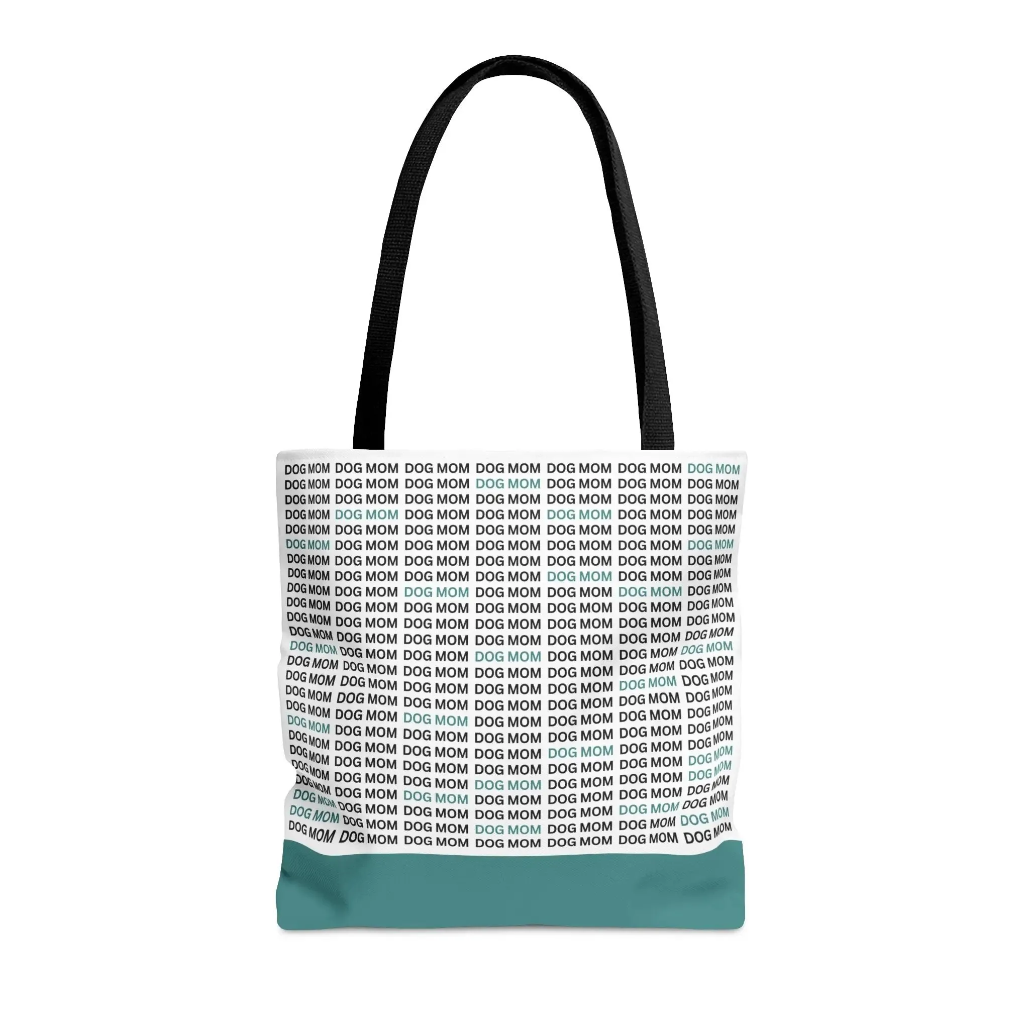Dog Mom Word Art Tote with Colorful Accents | Multiple Colors
