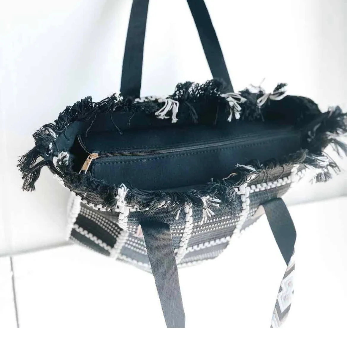 Eden boho fringe tote