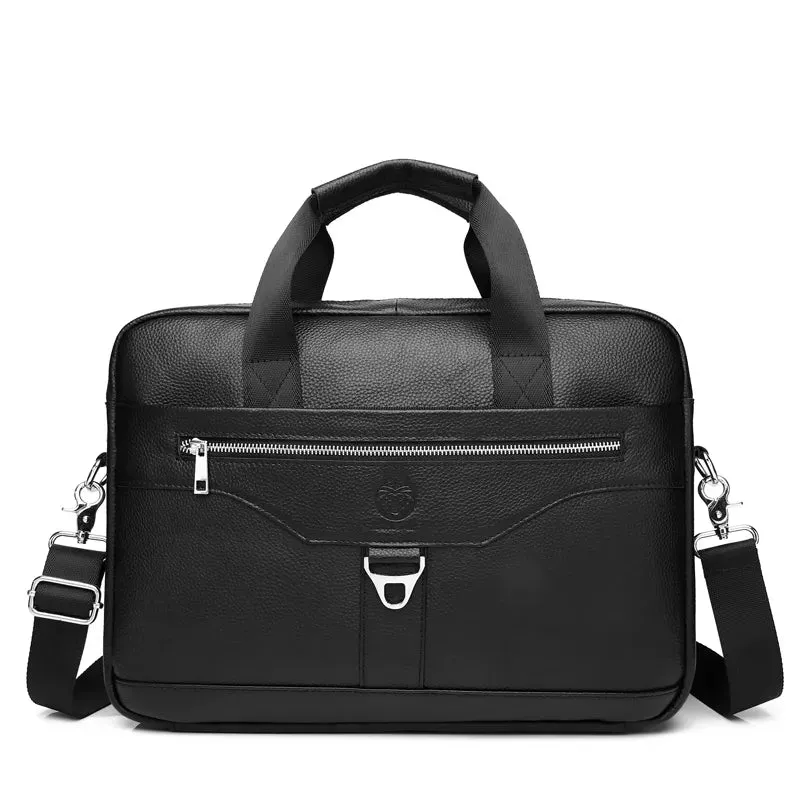 Genuine Leather Briefcases Hard For Men Luxury Handbags Laptop Briefcase Bags