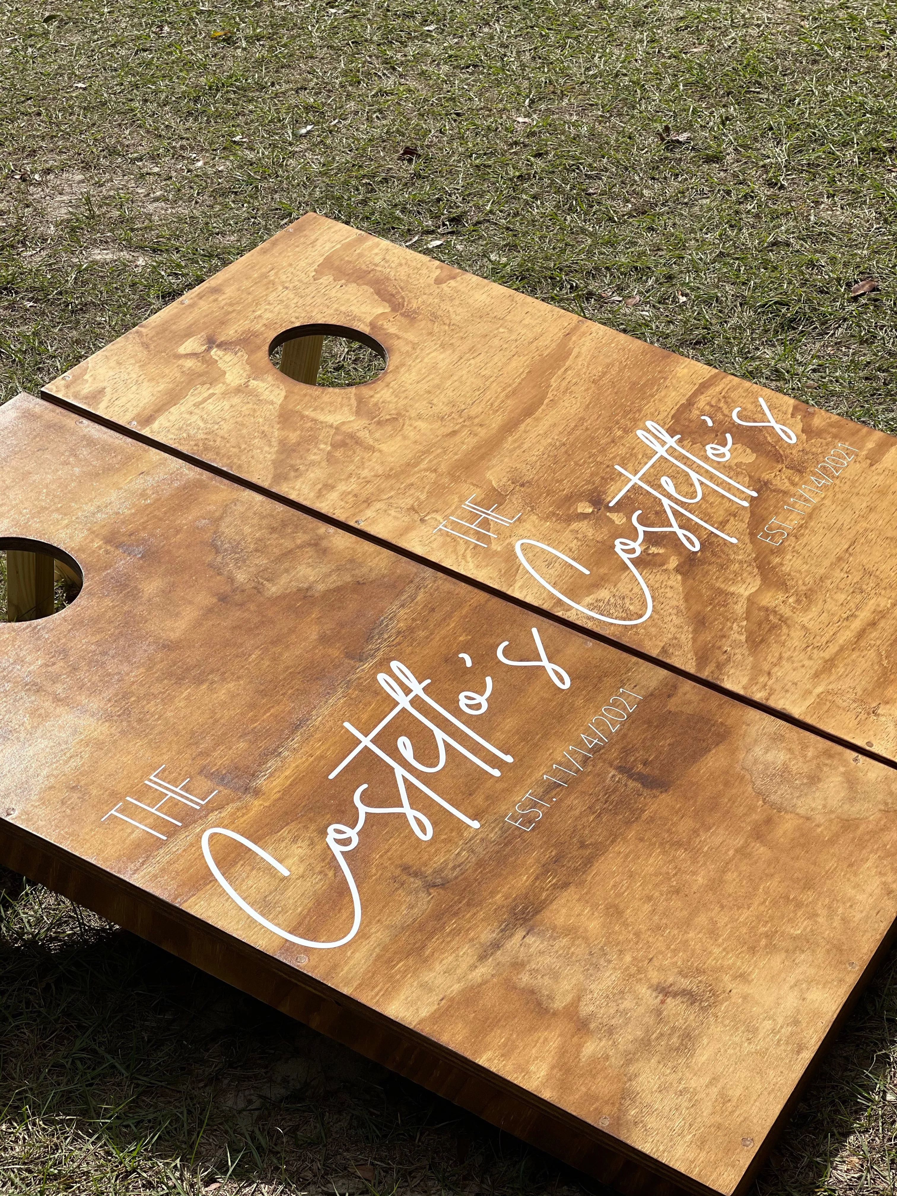 Guestbook Cornhole Set With Bean Bags