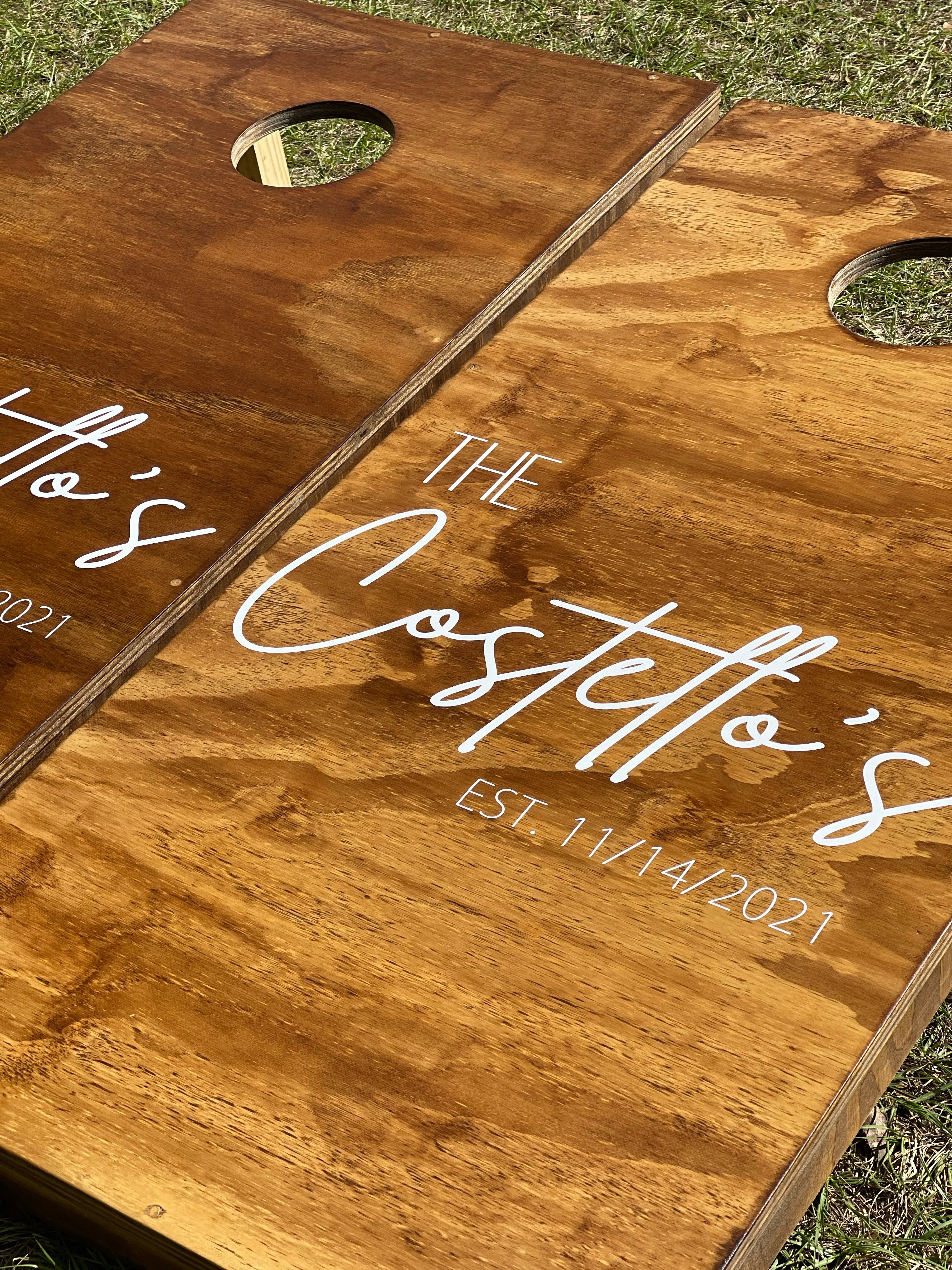 Guestbook Cornhole Set With Bean Bags