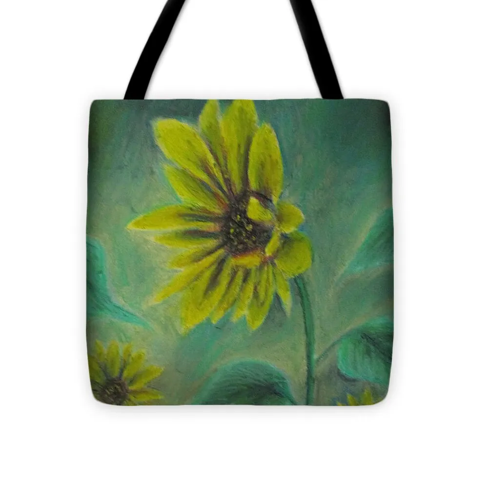 Hazing Sunflowers - Tote Bag
