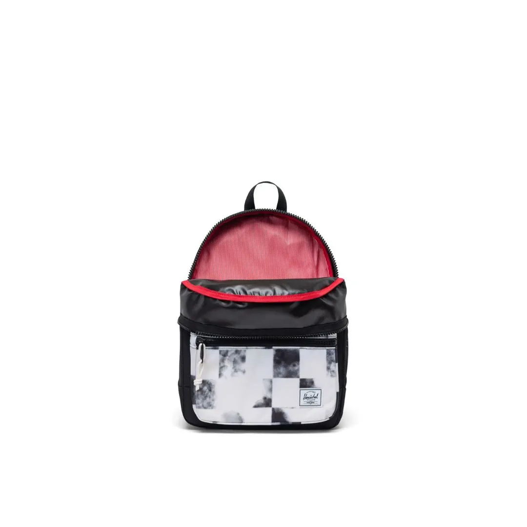 Heritage Kids Backpack (Black Distressed Checker)