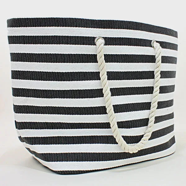 iLLASPARKZ Eco-Friendly Striped Paper Beach Bag