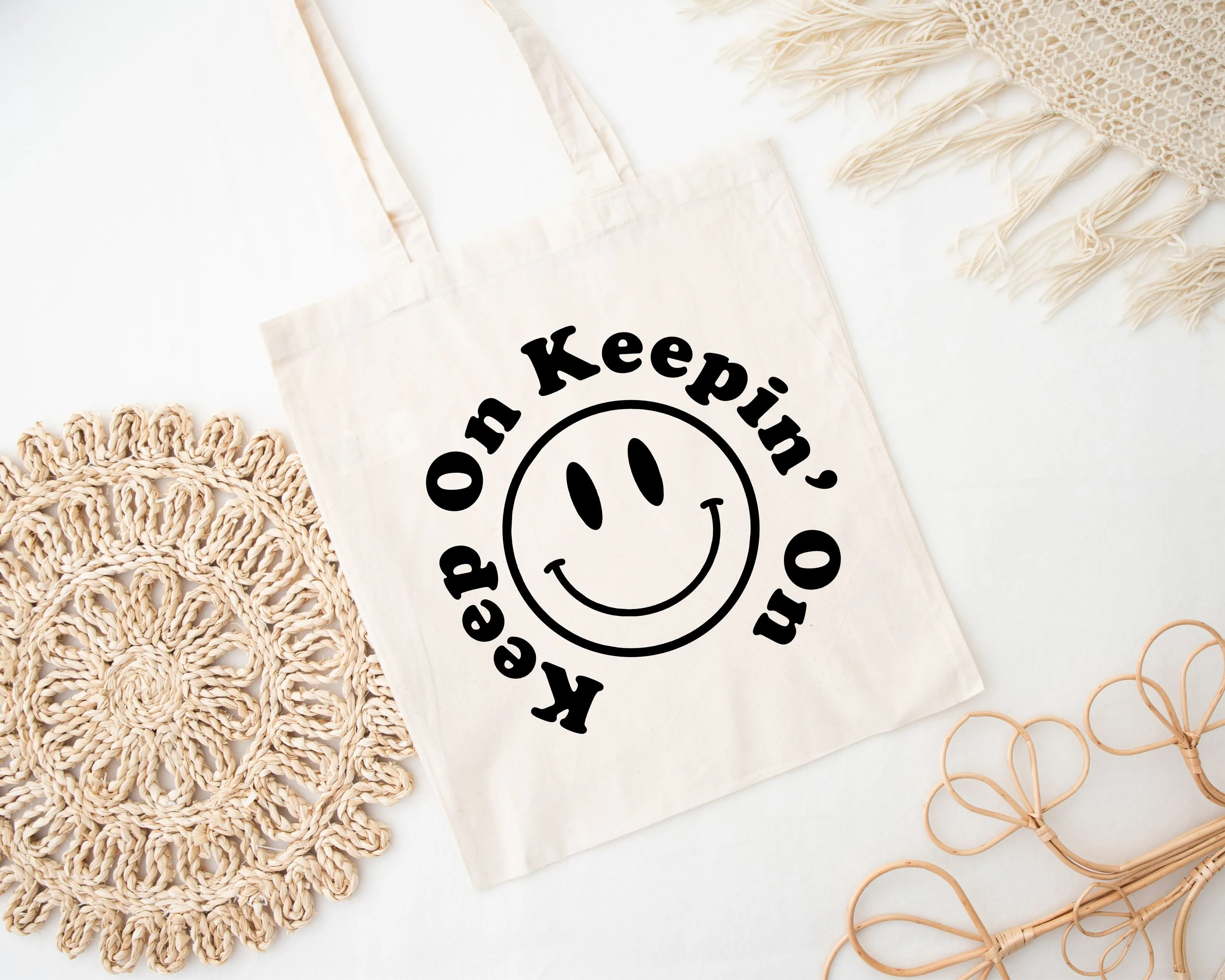 Keep on Keepin' on Canvas Tote Bag
