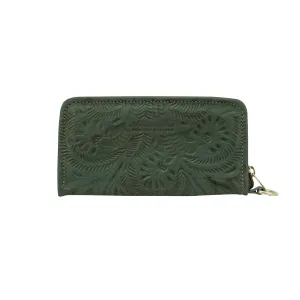 Ladies' Zip-Around Wallet with Wrist Strap