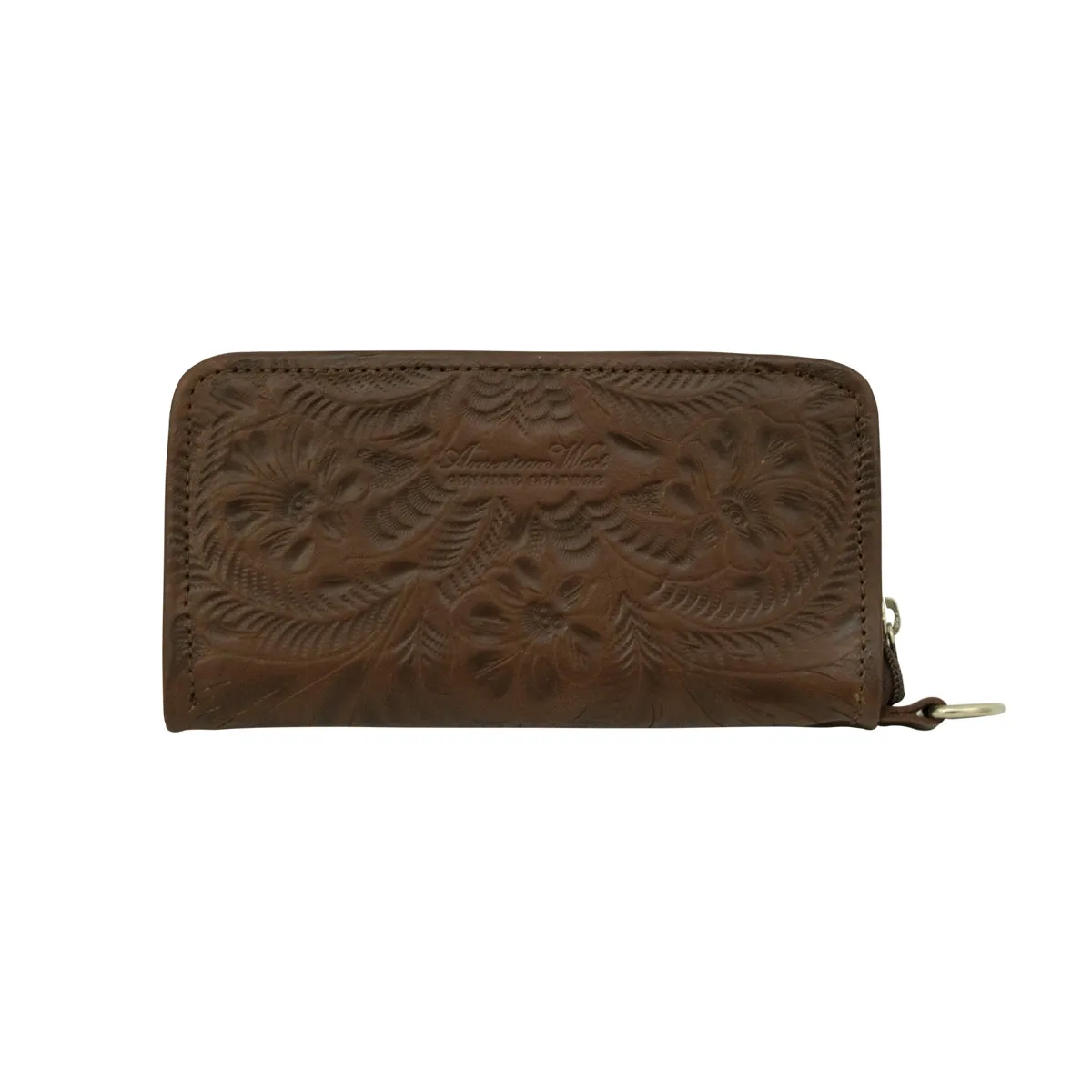 Ladies' Zip-Around Wallet with Wrist Strap