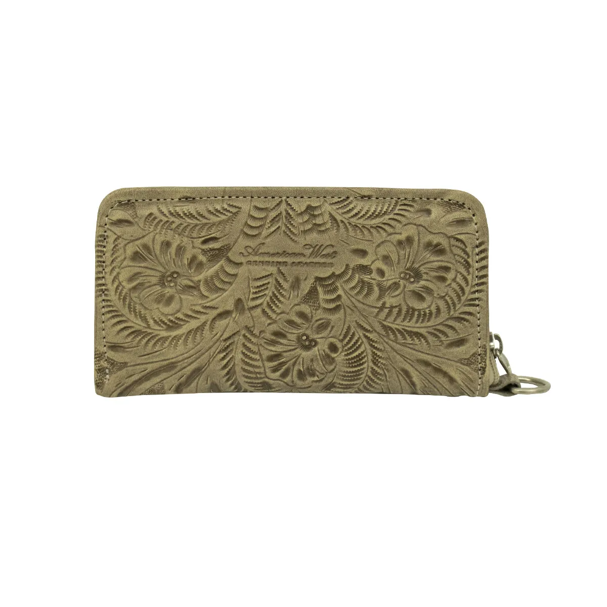 Ladies' Zip-Around Wallet with Wrist Strap
