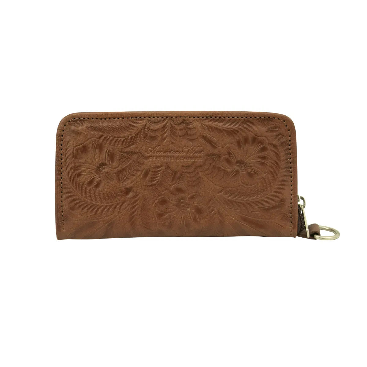 Ladies' Zip-Around Wallet with Wrist Strap