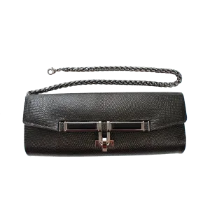 Lizard Clutch with Gunmetal Hardware