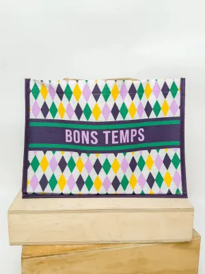 Mardi Gras Bons Temps Tote Bag