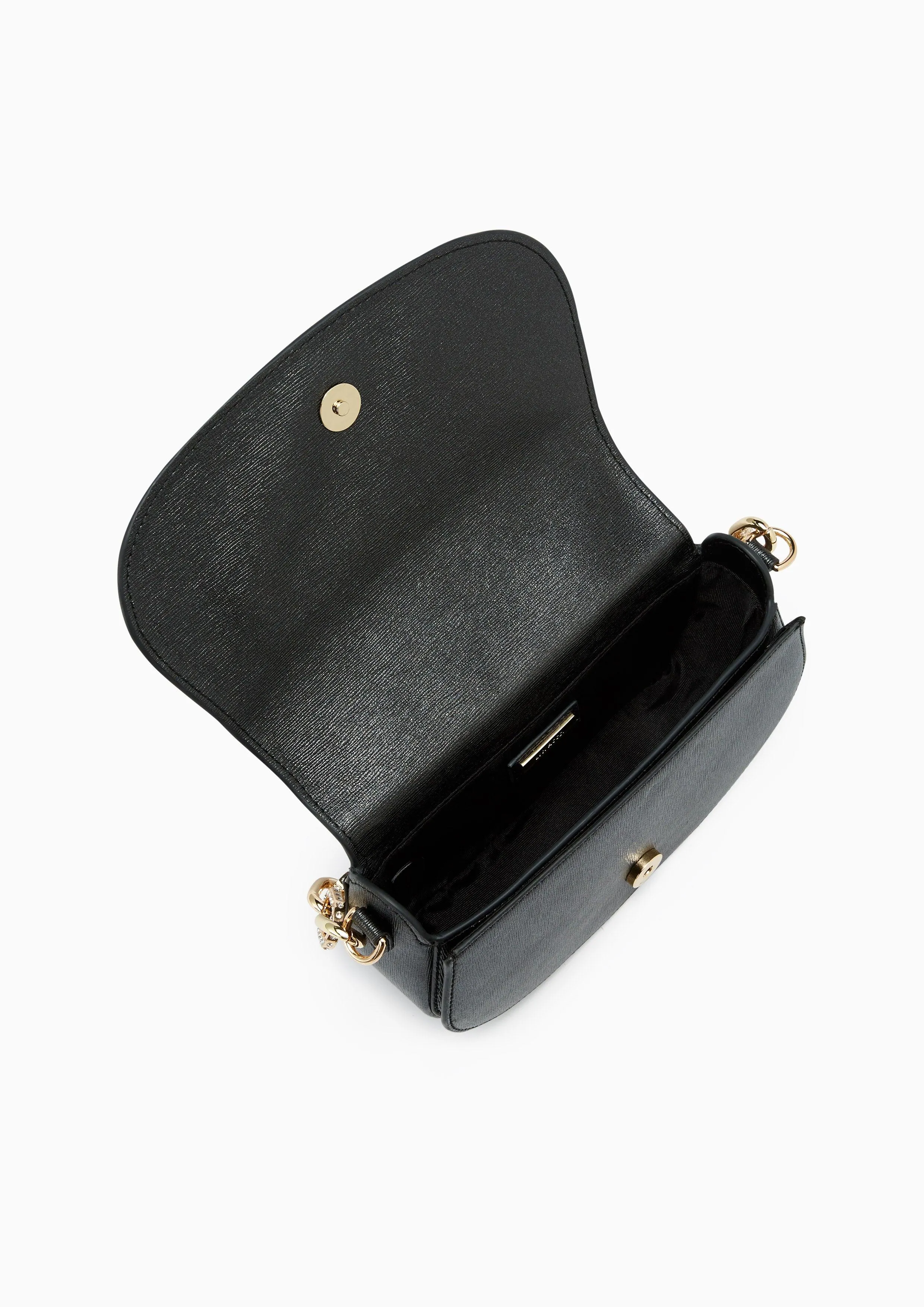Minnie Clutch M Glitter Black
