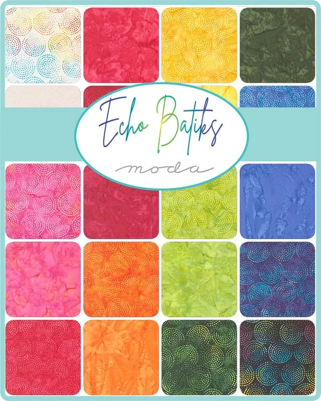 Moda Echo Batik Fat Quarter Bundle 25 Piece 4369AB