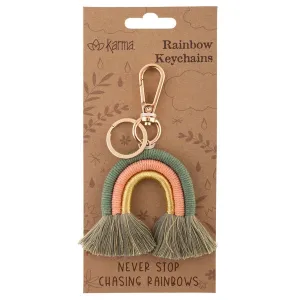 Never Change Rainbow Keychain