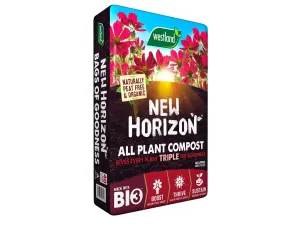 New Horizon Peat Free compost 50L