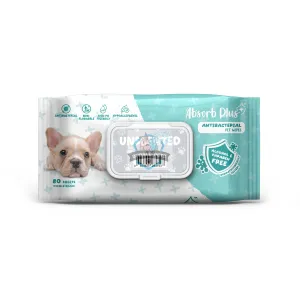 NEW LOOK: Absorb Plus Antibacterial Unscented Pet Wipes (3 Packs Promo)
