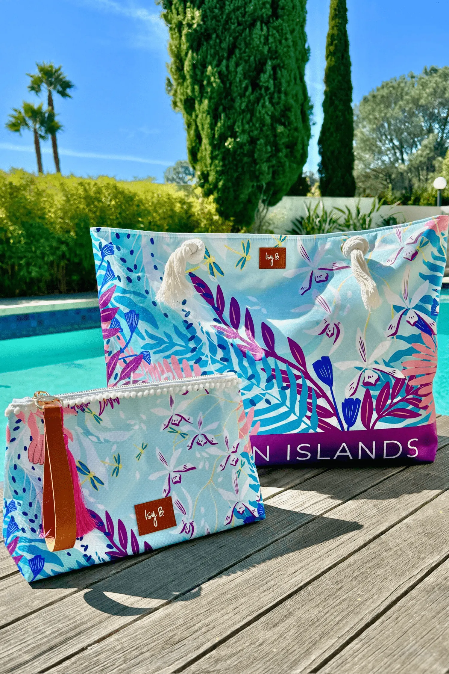 Orchid Oversized All Day Beach Bag