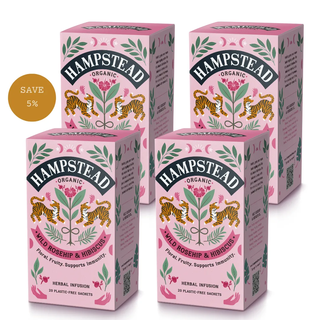 Organic Rosehip & Hibiscus Tea Bags